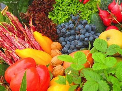 الفواكه والخضروات والأعشاب هي مفتاح الفعالية الجيدة